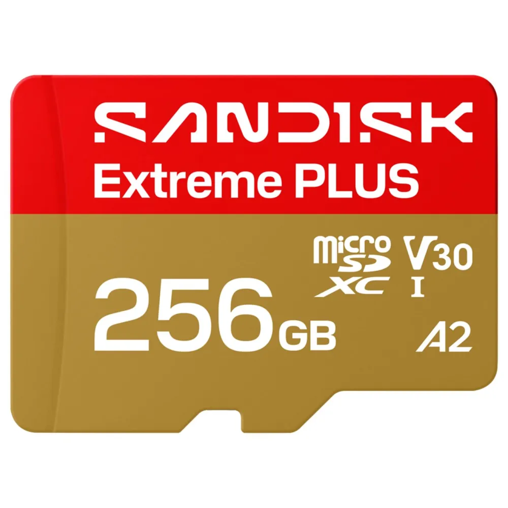 Sandisk Kameraovervåking|Foto Og Video|Extreme PLUS microSDXC 256 GB – 250/170 MB/s