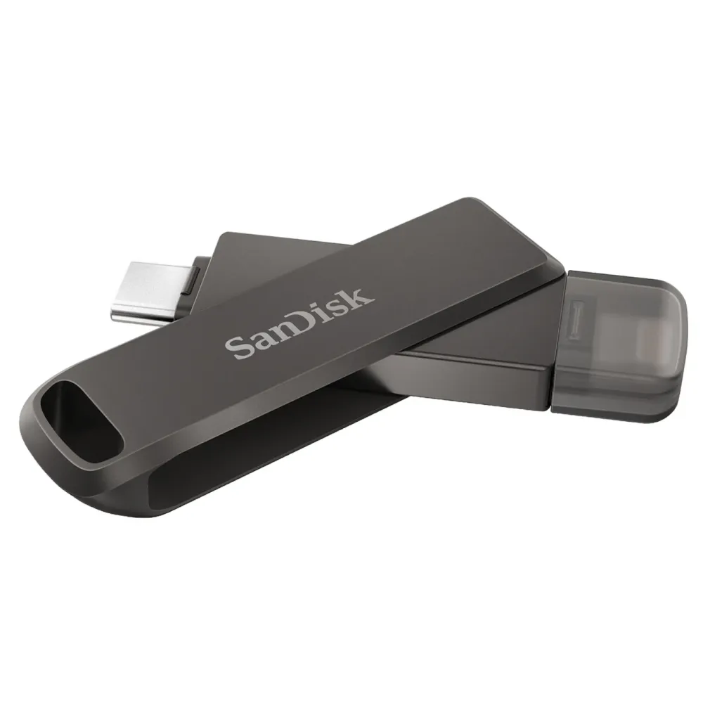 Sandisk Lagring|iXpand Drive med Lightning og USB-C 64 GB