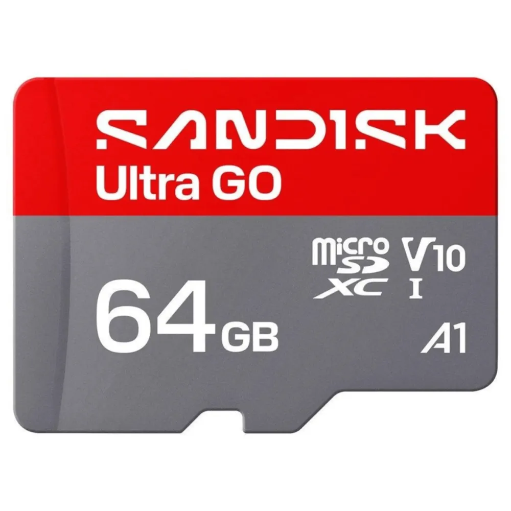 Sandisk Kameraovervåking|Foto Og Video|microSD Ultra Go minnekort 64 GB – 140 MB/s