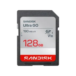 Sandisk Kameraovervåking|Foto Og Video|SD Ultra GO SDXC-minnekort 190 MB/s 128 GB