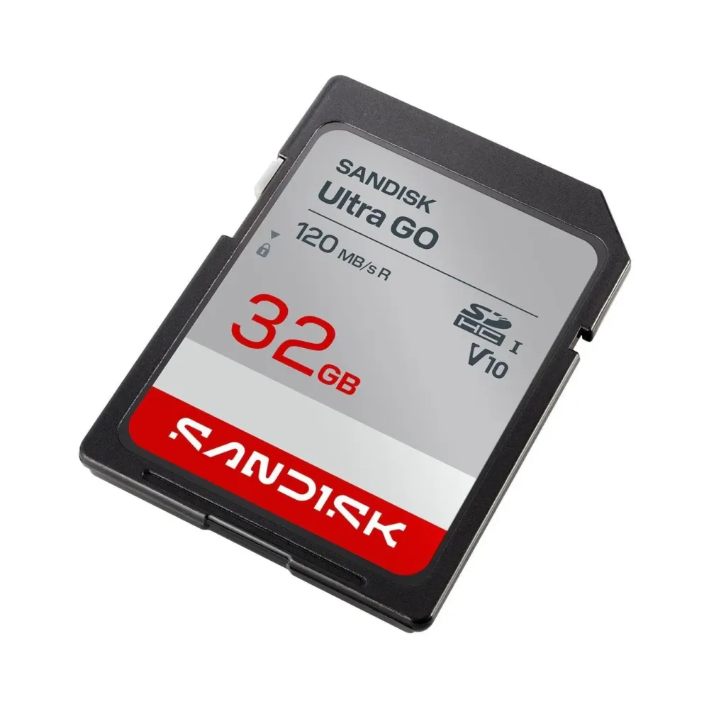 Sandisk Kameraovervåking|Foto Og Video|Ultra Go SDHC-minnekort 32 GB