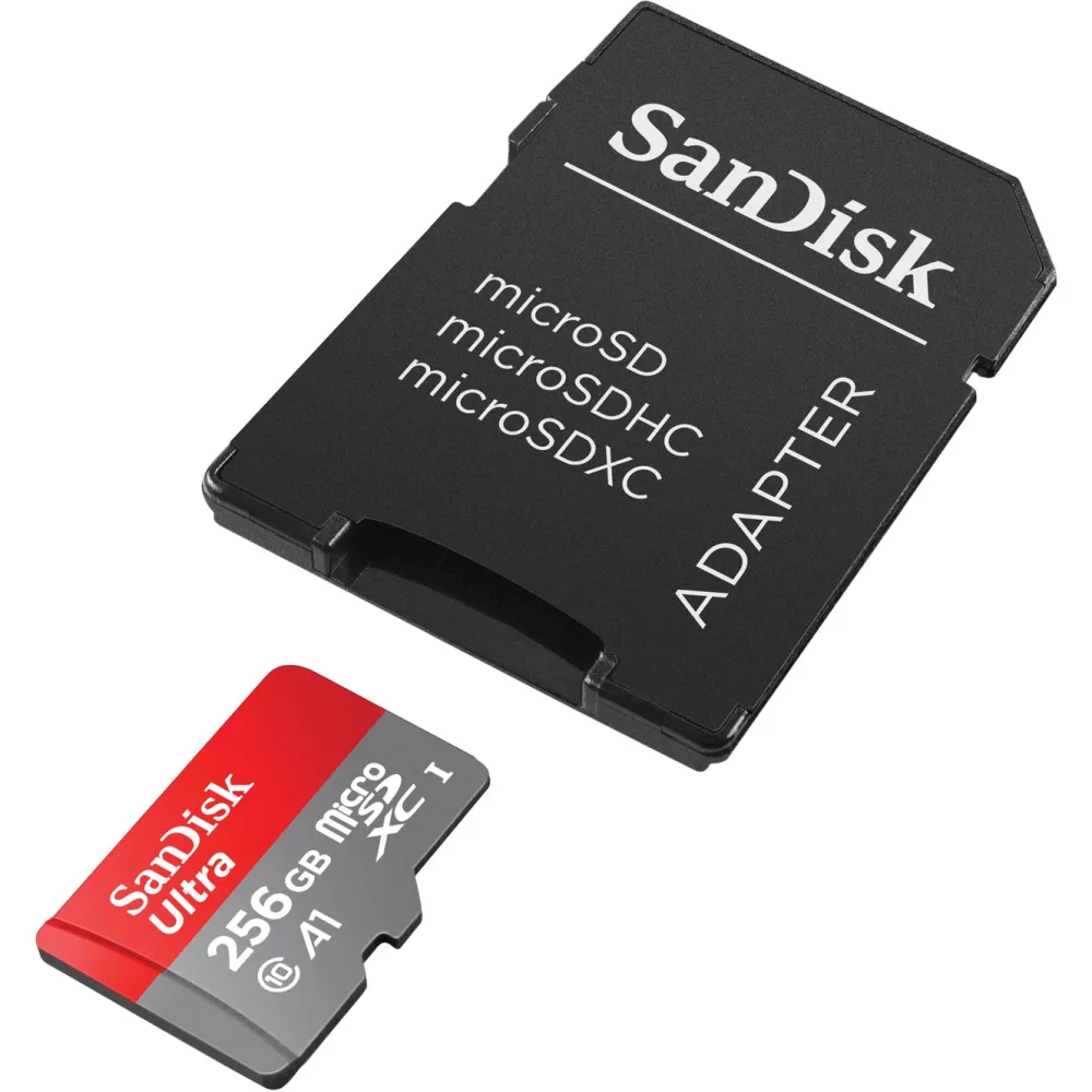 Sandisk Rengjøring|Foto Og Video|Ultra Micro-SD-kort 256 GB SDXC