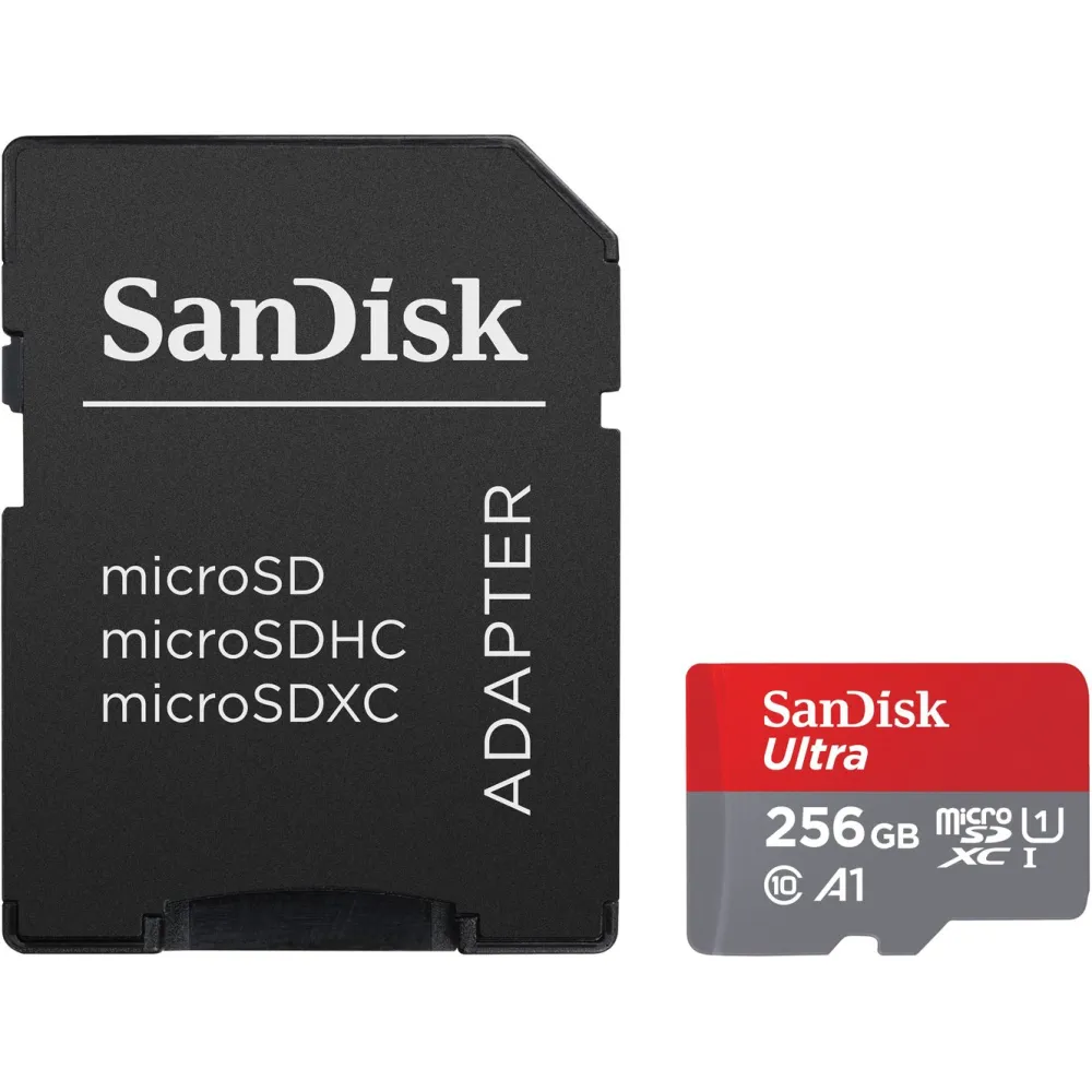 Sandisk Rengjøring|Foto Og Video|Ultra Micro-SD-kort 256 GB SDXC