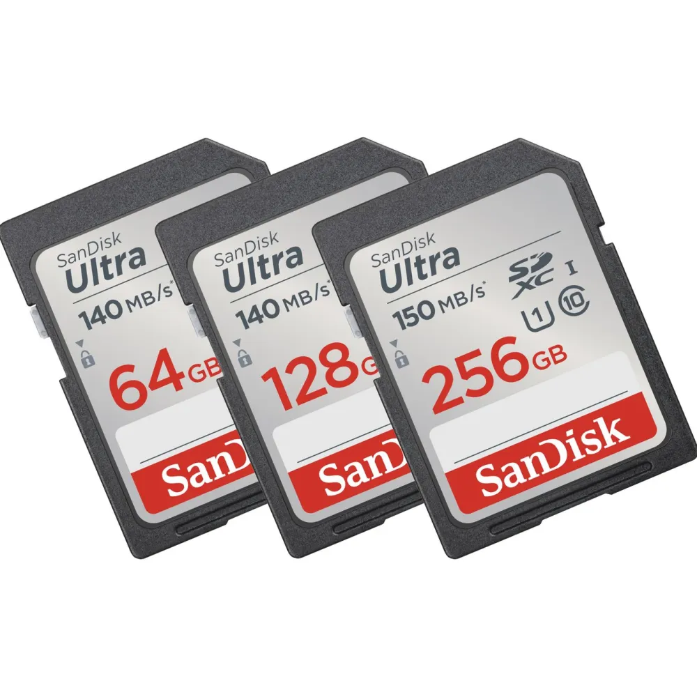 Sandisk Rengjøring|Foto Og Video|Ultra SD-kort 256 GB SDXC