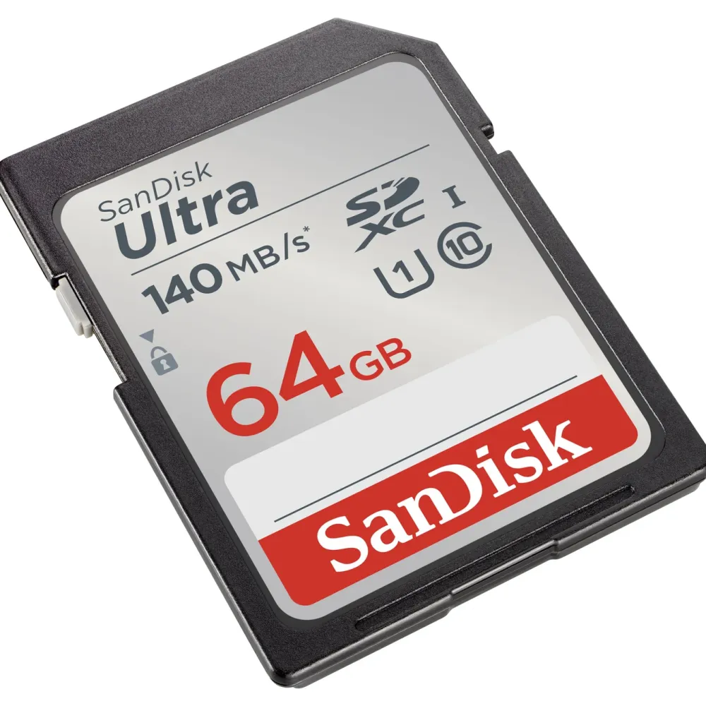 Sandisk Kameraovervåking|Foto Og Video|Ultra SD-kort 64 GB SDXC