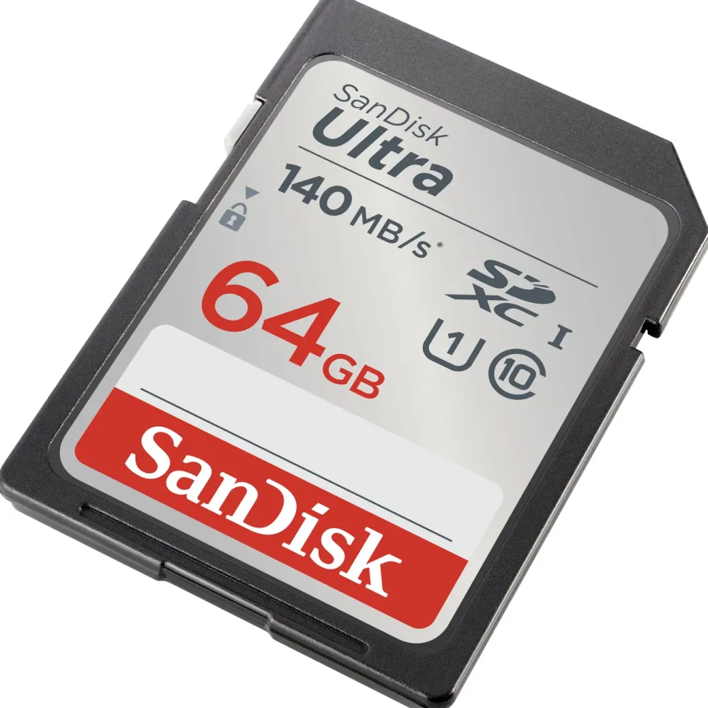 Sandisk Kameraovervåking|Foto Og Video|Ultra SD-kort 64 GB SDXC