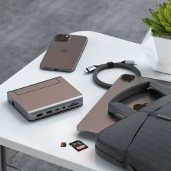 Satechi Ipad Og Tilbehør|Aluminum Stand Hub for iPad Pro (2018 og nyere)