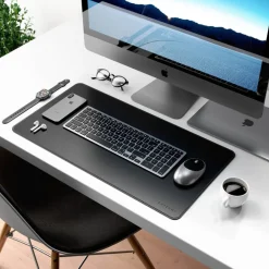 Satechi Gaming Mus|Datamus|Eco-Leather Deskmate Skrivbordsunderlag Svart