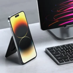 Satechi Iphone-Tilbehør|Mobildeksler & Etui|Magnetisk Kortholder med stativfunksjon