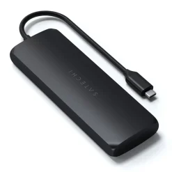 Satechi Mac-Tilbehør|Kabler Og Adaptere|USB-C-multiadapter med SSD-plass Svart