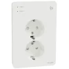 Schneider Electric Sterkstrøm|Exxact Jordet vegguttak med USB-porter Hvit