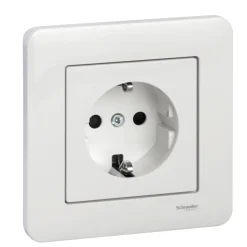 Schneider Electric Sterkstrøm|Exxact Jordet stikkontakt 1-veis – Innfelt