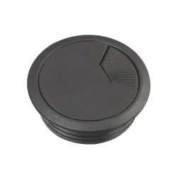 Schneider Electric Kabelhåndtering|Elektrisk Installasjon|Kabelgjennomføring for bord 60 mm - Svart 2-pk