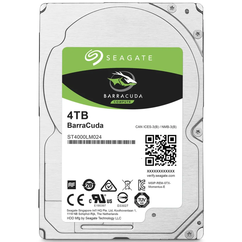 Seagate Datamaskinkomponenter|Lagring|Barracuda Desktop Intern harddisk 3,5" 4 TB