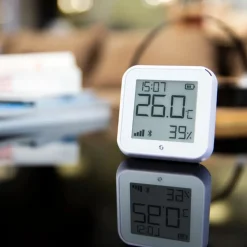 Shelly Smarte Sensorer|H&T Gen 3 Termometer og hygrometer
