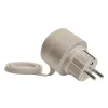 Shelly Fjernstrømbryter|Outdoor Plug S Gen3 smart utendørskontakt Mocha