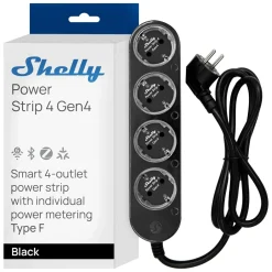 Shelly Strømledninger|Sterkstrøm|Power Strip 4 Gen4