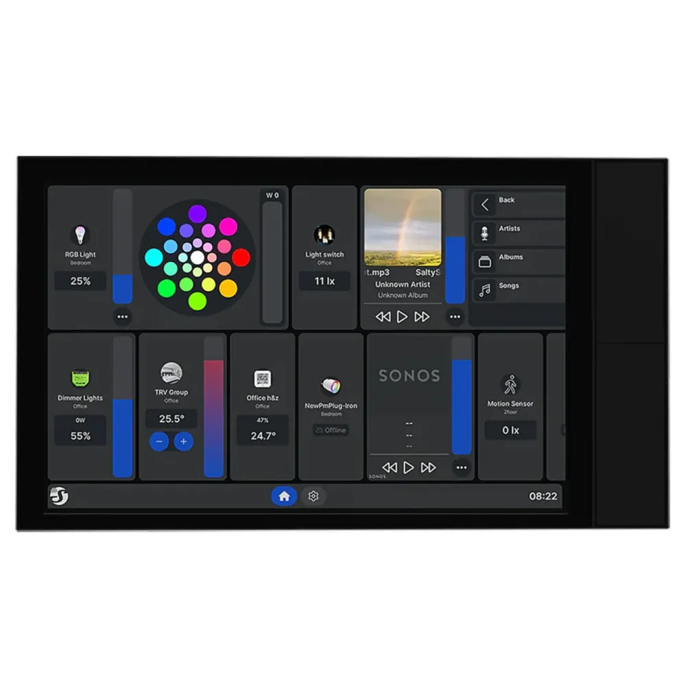 Shelly Fjernstrømbryter|Wall Display XL smart kontrollpanel