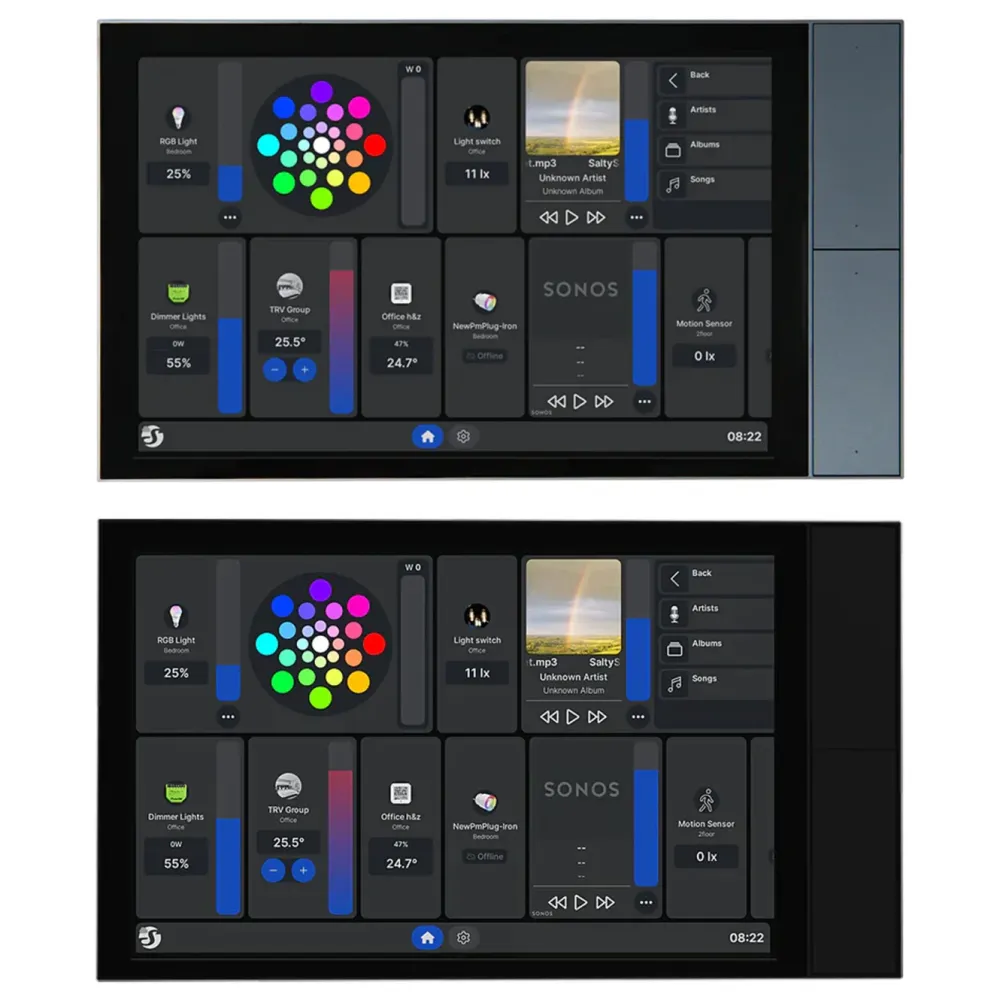 Shelly Fjernstrømbryter|Wall Display XL smart kontrollpanel