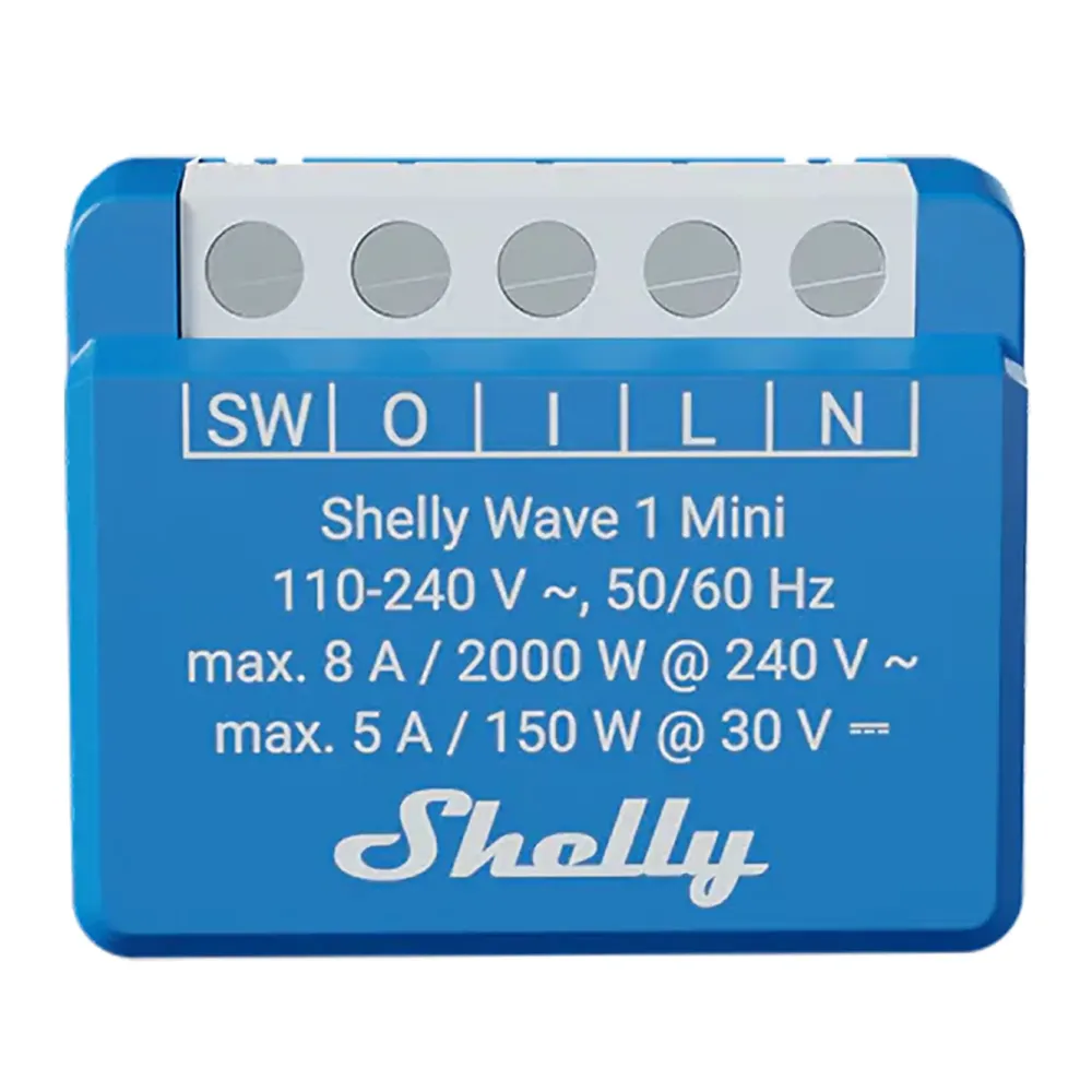 Shelly Fjernstrømbryter|Wave 1 Mini EU LR EU