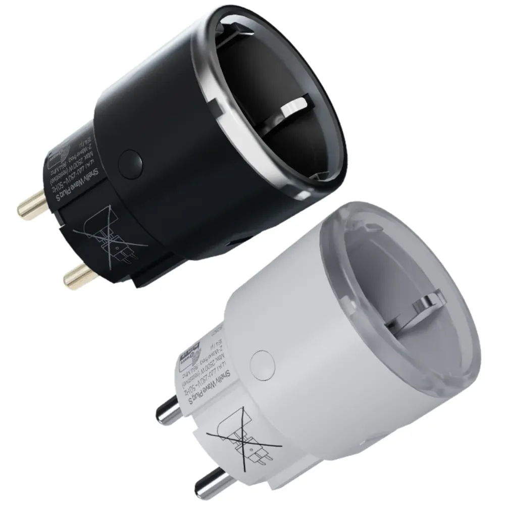 Shelly Sterkstrøm|Smarte Sensorer|Wave Plug S LR – smart Z-Wave-plugg med energimåling