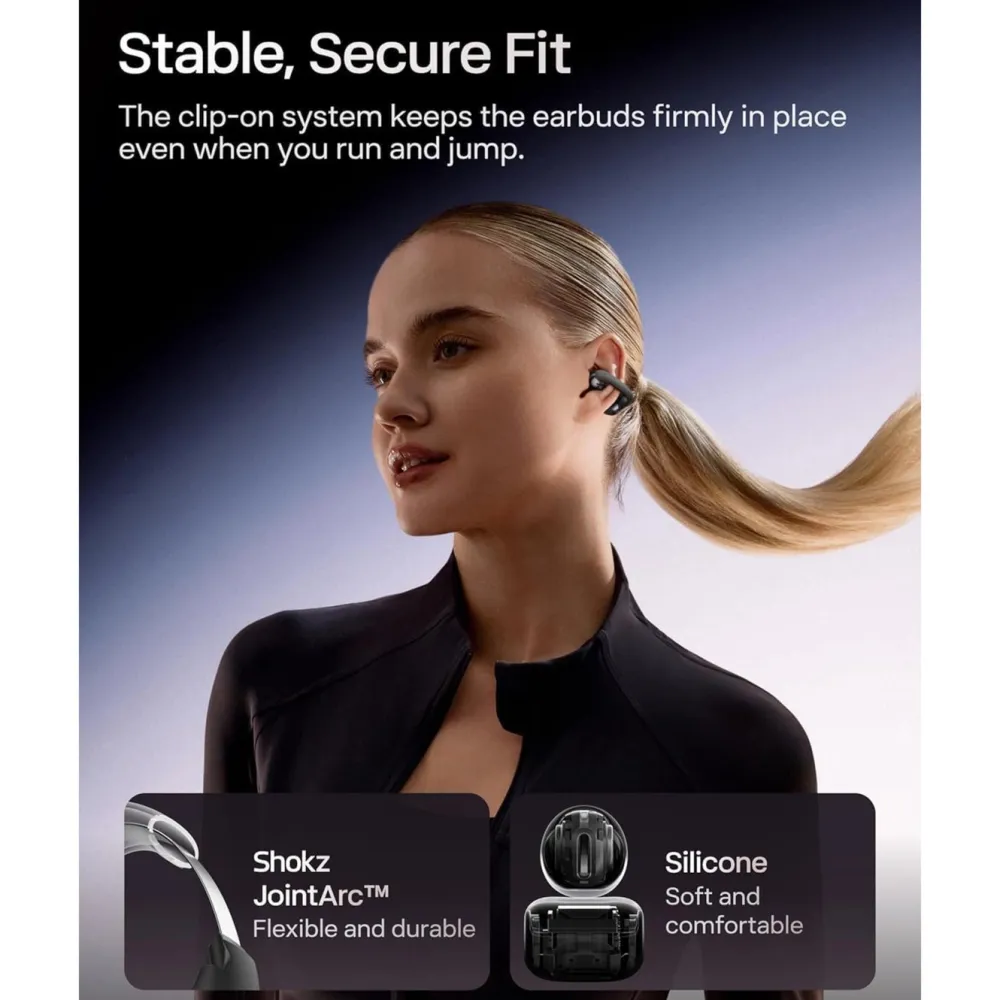 Shokz Iphone-Tilbehør|Dataheadset|OpenDots One – trådløse åpne clip-on-hodetelefoner