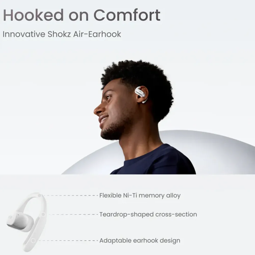 Shokz Iphone-Tilbehør|Hodetelefoner Og Hodesett|OpenFit Air Trådløse hodetelefoner