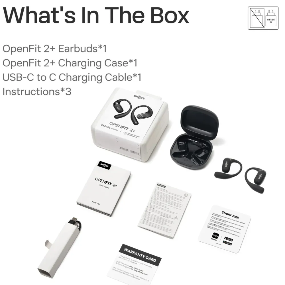 Shokz Rengjøring|Foto Og Video|OpenFit 2+ open-ear-hodetelefoner