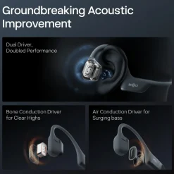 Shokz Dataheadset|Hodetelefoner Og Hodesett|OpenRun Pro 2 Mini Trådløse hodetelefoner