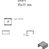Kjell Kabelhåndtering|Elektrisk Installasjon|Skjøt for kabelkanal 35x17 mm