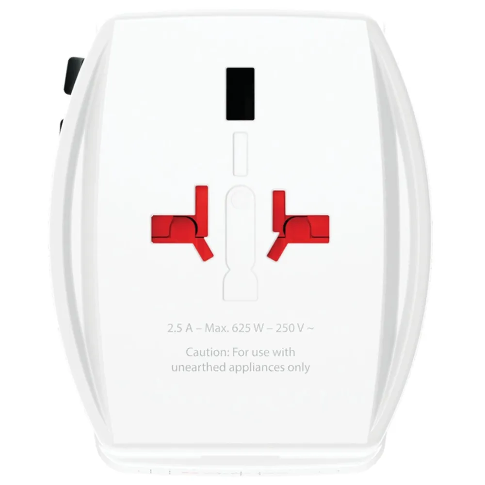 Skross Reiseeffekter|Overfallsalarm|AC30PD ujordet reiseadapter med USB PD 30 W