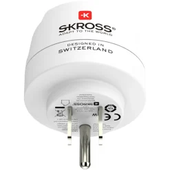 Skross Reiseeffekter|Overfallsalarm|Jordet reiseadapter USA