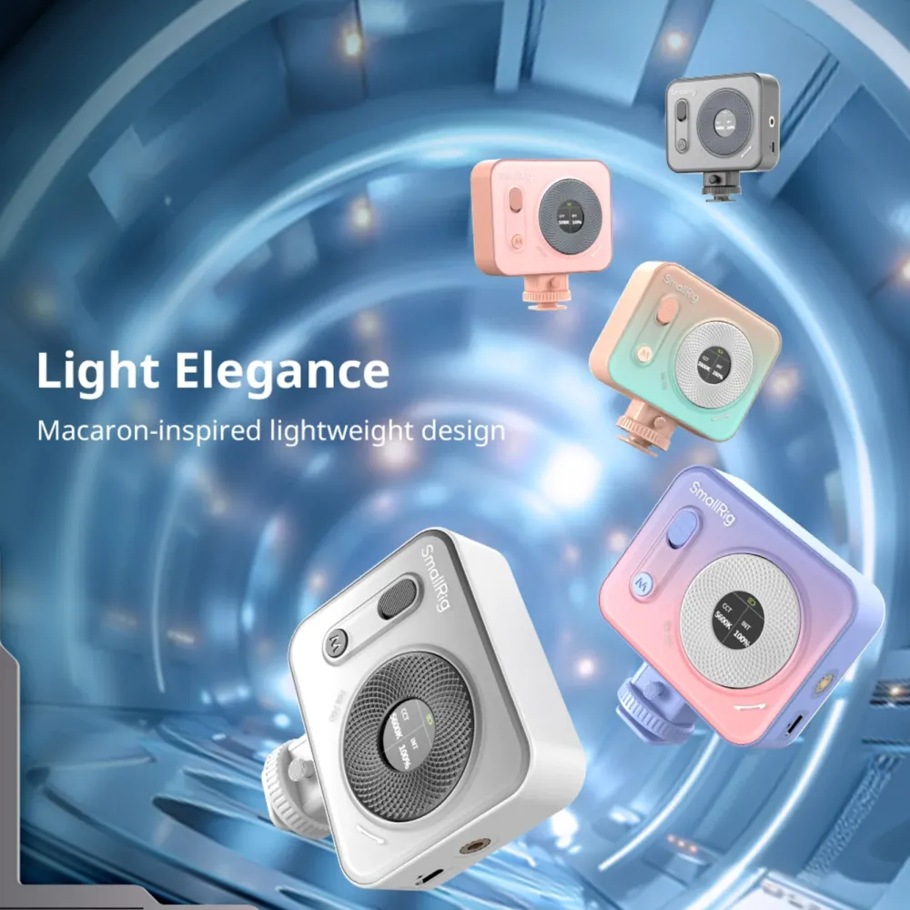 SmallRig Foto Og Video|Vibe P108 Pro mini-LED-videolampe