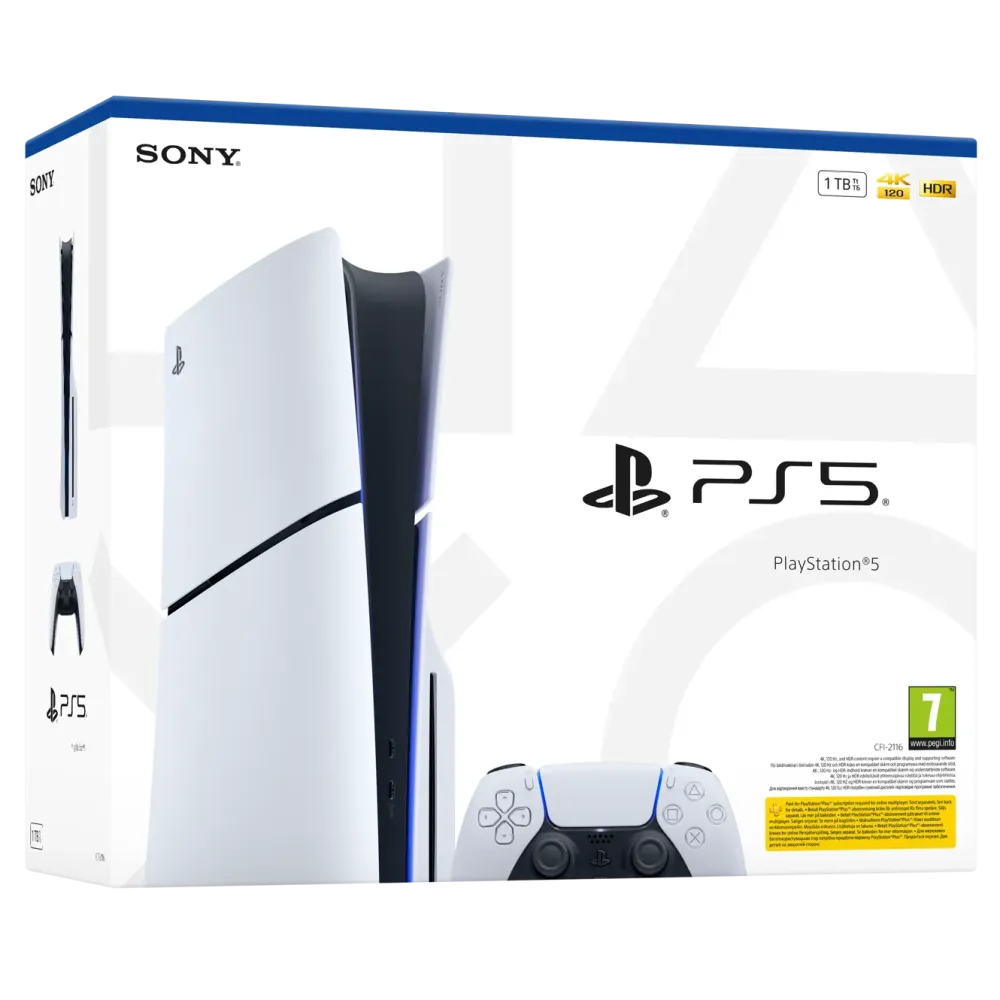 Sony Skjermbeskytter Og Deksel|Gamingskjermer|PlayStation 5 Slim Standard Edition (E-chassis) 1 TB