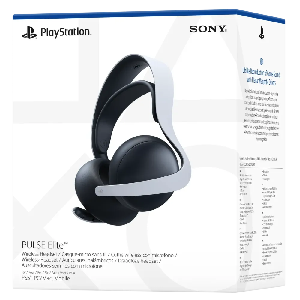 Sony Gaming Hodetelefoner|Trådløst Pulse Elite-headset for Playstation 5