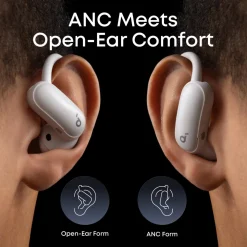 Soundcore Hodetelefoner Og Hodesett|AeroFit 2 Pro open ear-hodetelefoner med støyreduksjon