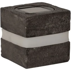 Star Trading Utendørs Belysning|Stonecube Hagesbelysning med solceller 2-pk.