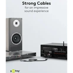 Kjell Lyd- & Videokabler|Stereo RCA-kabel 2 m