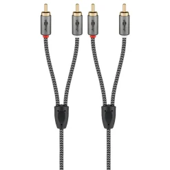 Kjell Lyd- & Videokabler|Stereo RCA-kabel 5 m