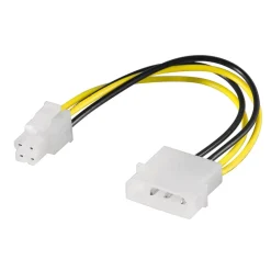 Kjell Kabler Til Datamaskin|Datamaskinkomponenter|Strømadapter 4-pinners Molex til P4