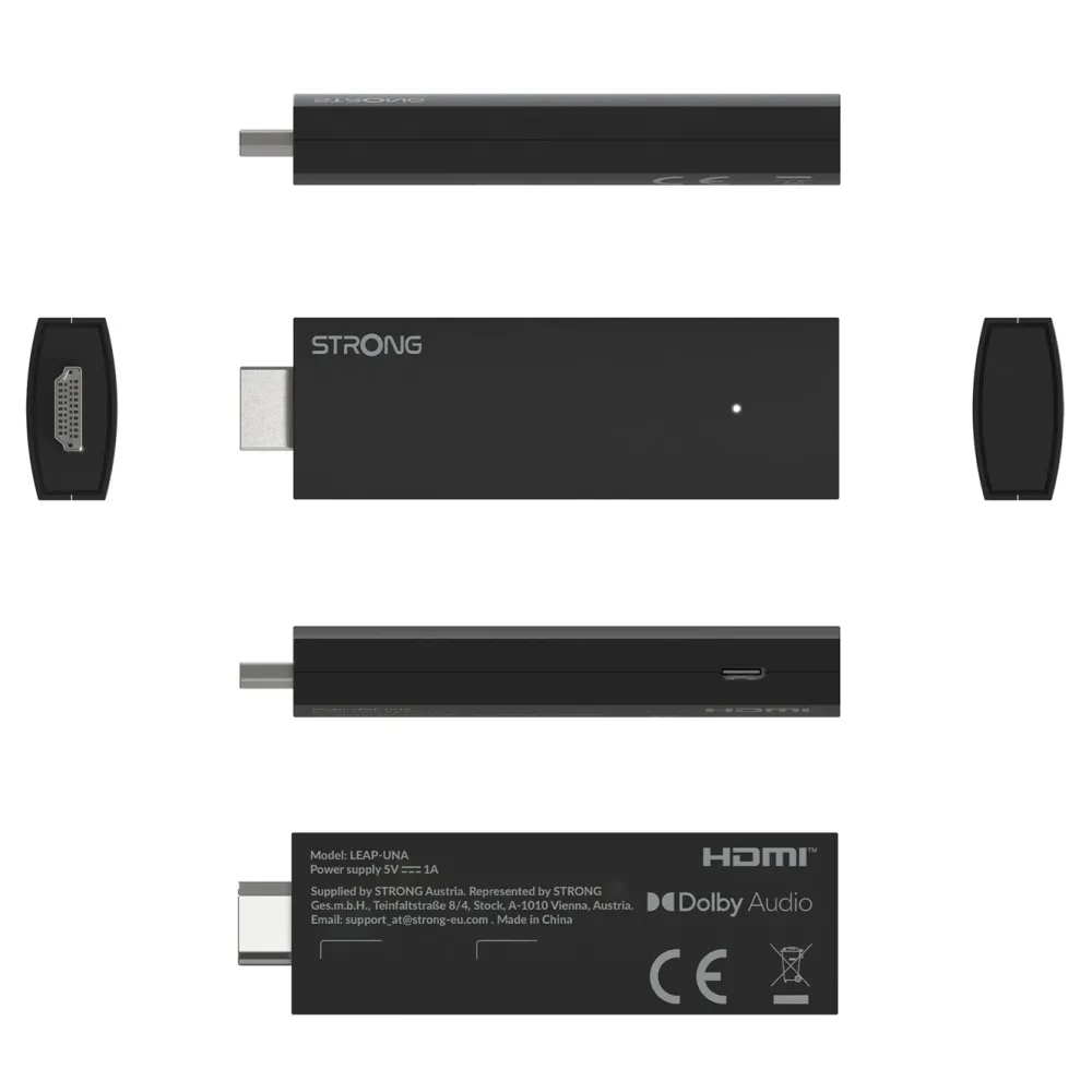 STRONG Tv Og Tilbehør|Android TV Stick LEAP-UNA