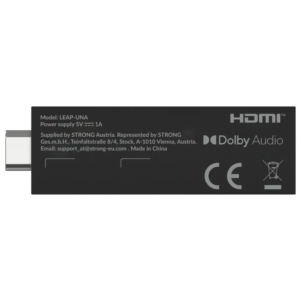 STRONG Tv Og Tilbehør|Android TV Stick LEAP-UNA