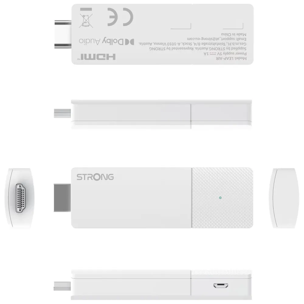 STRONG Tv Og Tilbehør|LEAP-AIR 4K Google TV Stick