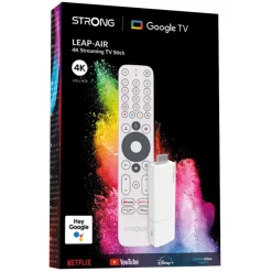 STRONG Tv Og Tilbehør|LEAP-AIR 4K Google TV Stick