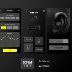 Supra Hodetelefoner Og Hodesett|NiTRO-TX Pro in-ear-hodetelefoner med støyreduksjon