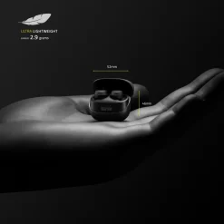 Supra Hodetelefoner Og Hodesett|ZERO-TX2 Mini trådløse in-ear-hodetelefoner Svart