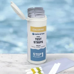 Swim & Fun Fritid|Teststrimle for PH og klor 50-pk.