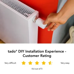 tado Inneklima|Temperaturkontroll|Ekstra termostat til Radiator V3+ 4-pk.