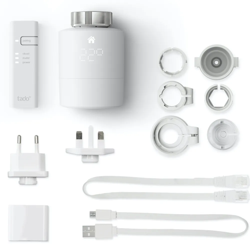 tado Inneklima|Temperaturkontroll|Radiator Thermostat V3+ Startpakke