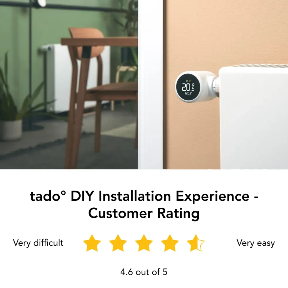 tado Temperaturkontroll|Smart Radiator Thermostat x Startpakke